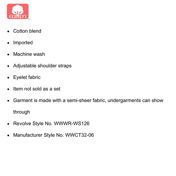 WeWoreWhat Ruched Eyelet Bra Top | Off White - Medium - Picture 6 of 7